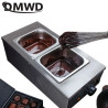 JIQI Double Hot Chocolate Dipper - Derretedor elétrico com 2 grades